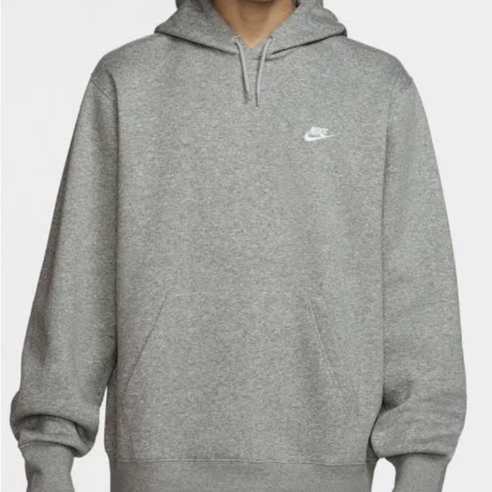 Nike Men's Heather Gray Hoodie